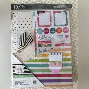 BIG Happy Planner Life Is Lovely Accessories Pack  157 Pieces 8.5×11in NEW